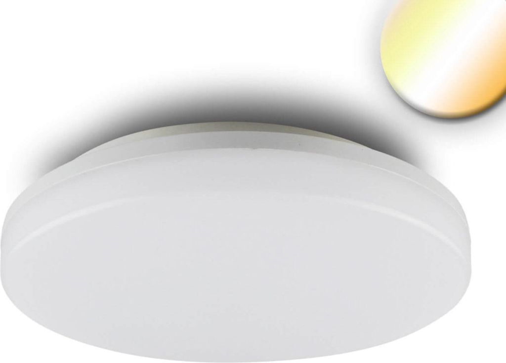 ISOLED LED Decken/Wandleuchte mit HF-Bewegungssensor 24W, weiß, IP54, ColorSwitch 3000/4000K