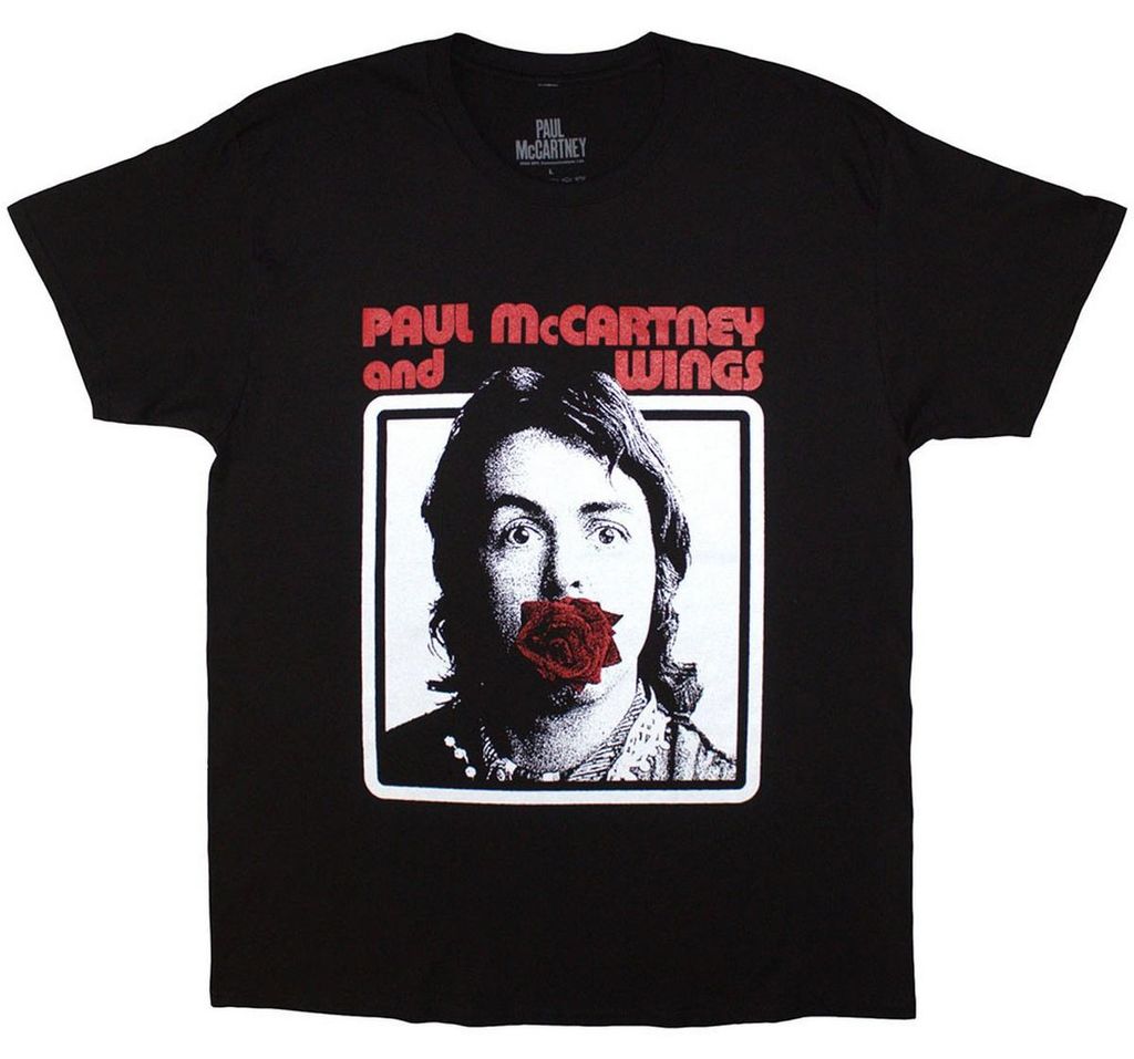 Paul McCartney - "Red Rose Speedway" T-Shirt für Herren/Damen Uni RO15479 (M) (Schwarz)