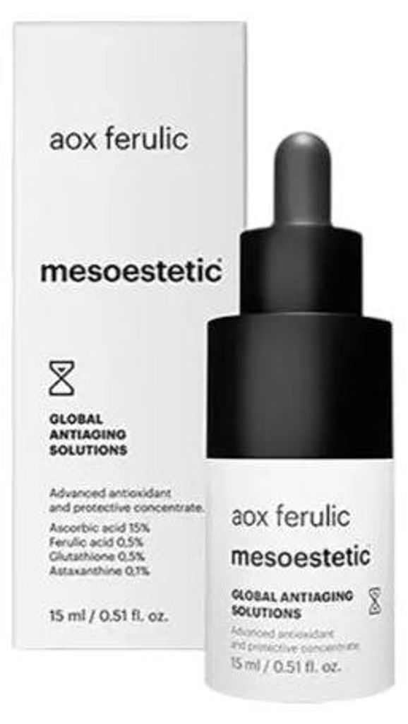 Aox Ferulic Antioxidatives Serum mit leichter Textur für Hautglättung 15ml