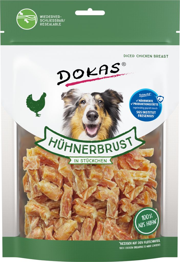 Dokas Hühnerbrust in Stückchen 200 g Produktbild 
