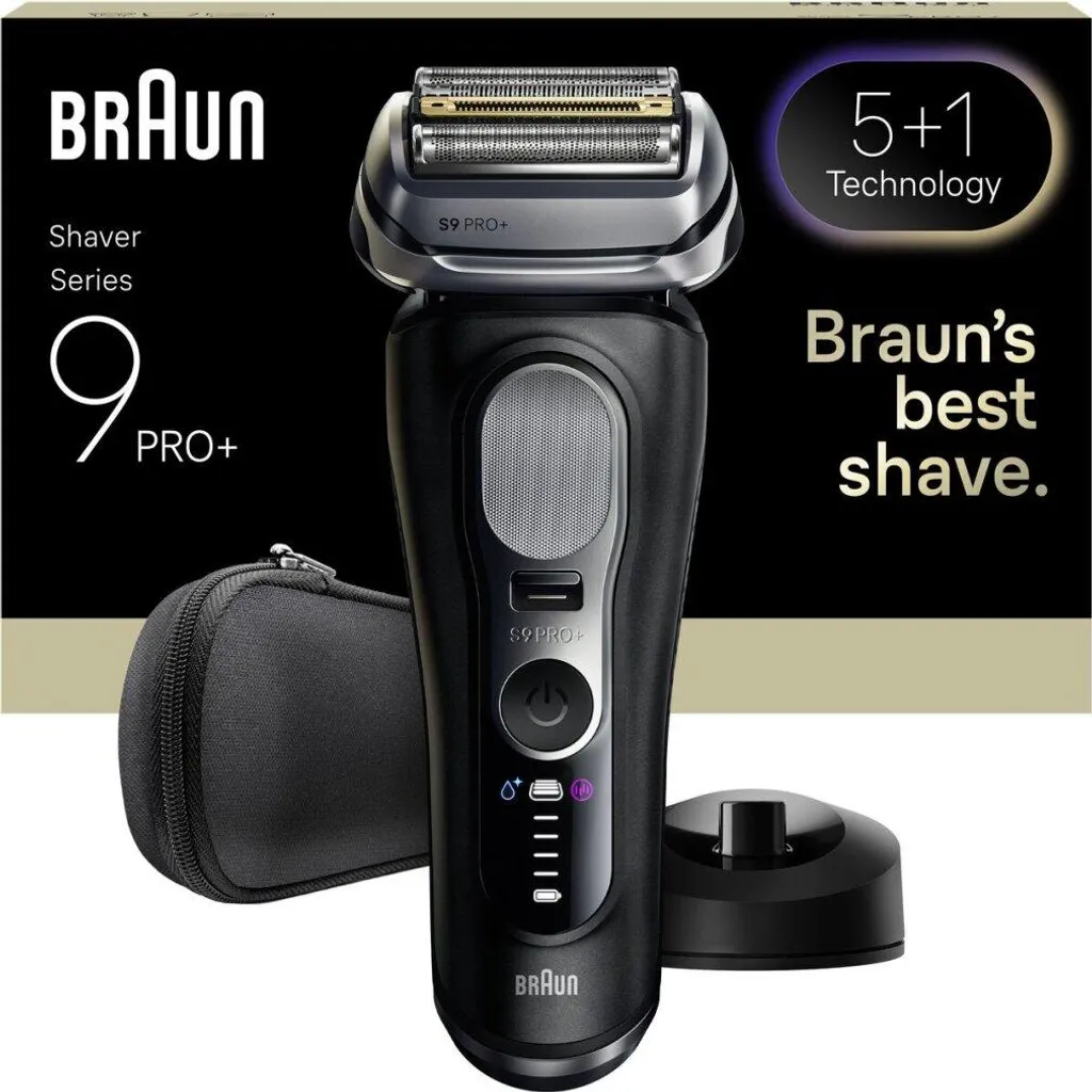 Rasoir Braun Series 9 Pro+ 9610s Noir pour un Rasage Quotidien Confort
