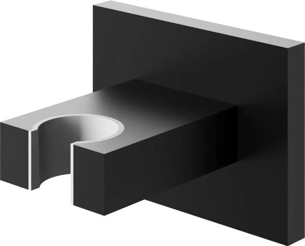 Support douchette mural Steinberg 135 sans raccordement noir mat