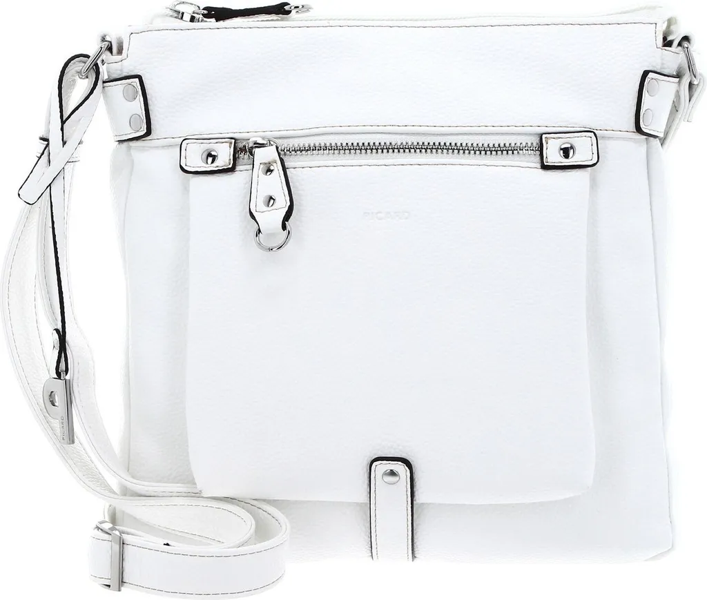 Picard Borsa Loire White Lily - Tracolla Donna Bianca Pratica