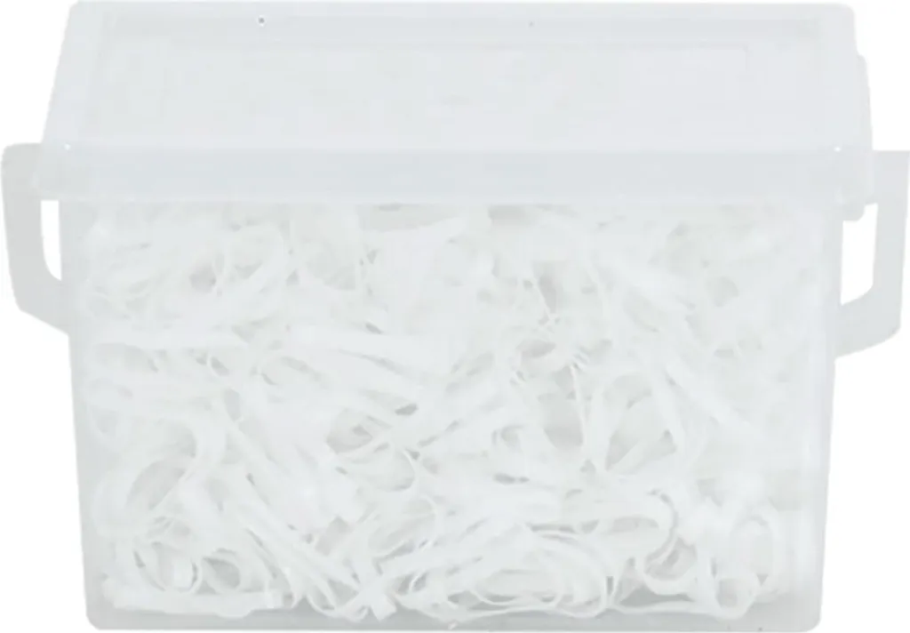 vidaXL Gommini per cavalli 2500 pz. Silicone bianco - 2