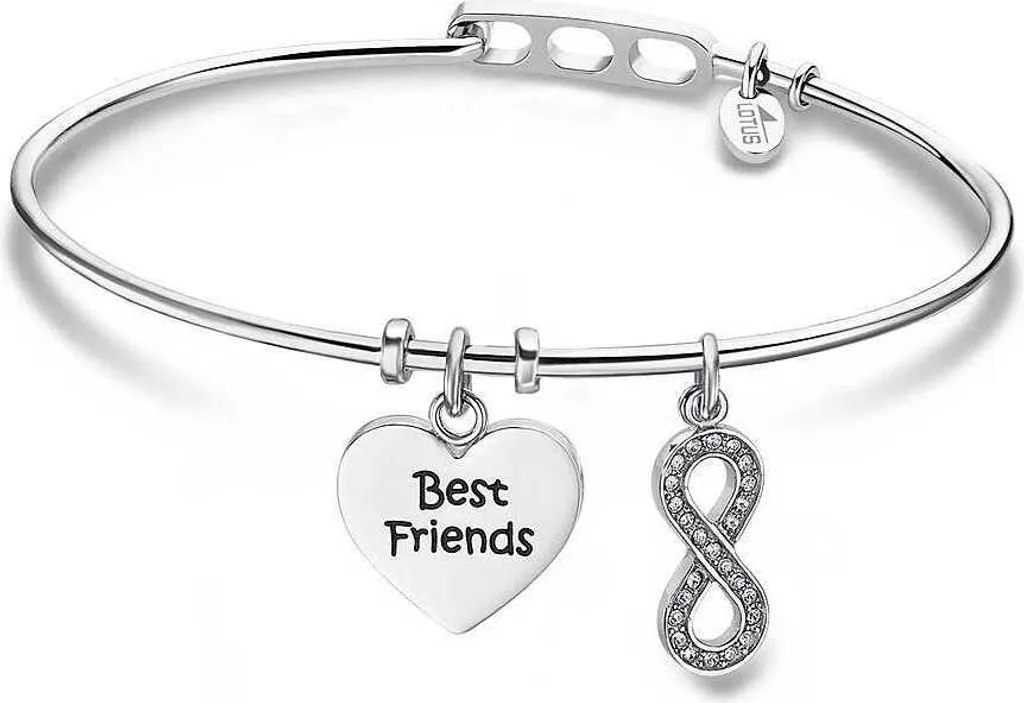 Bracciale Lotus Style LS2036-2/5 Argento: Gioielli Donna in Acciaio Inox