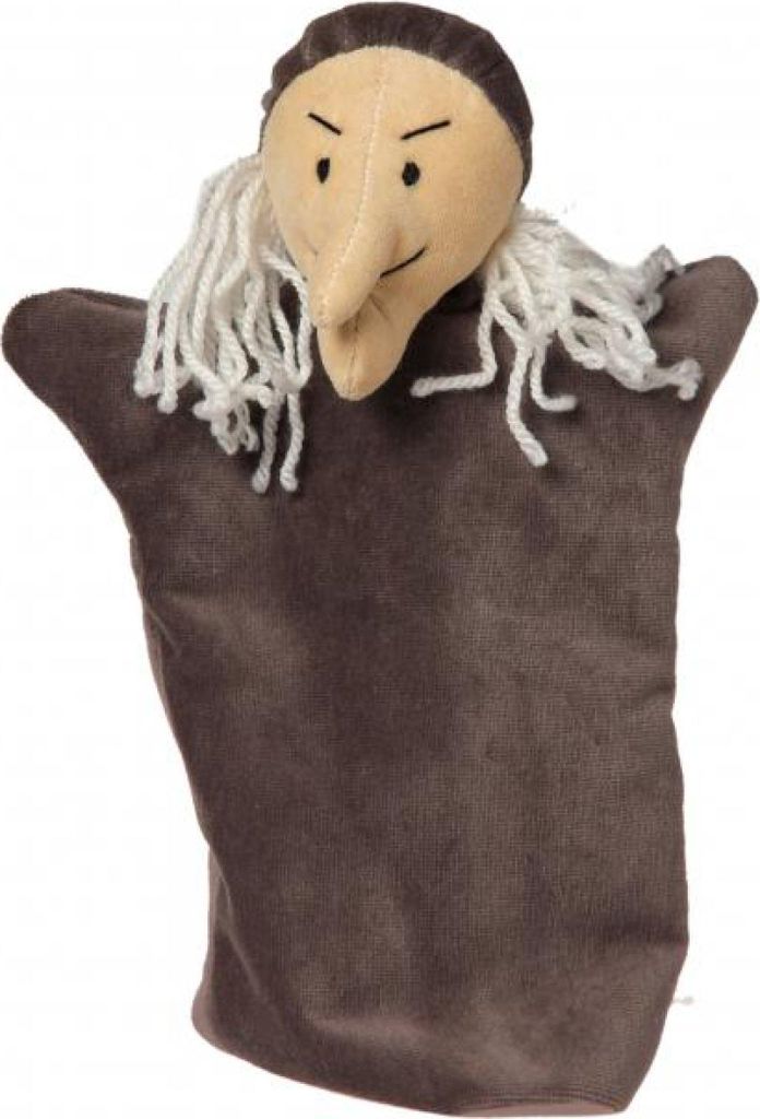 Graufuchs Märchen-Handpuppe, 28 cm, Grau, für Allergiker und Kleinkinder geeignet