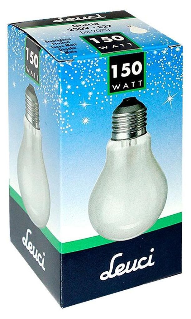 Leuci Glühbirne 150W E27 MATT A67 Glühlampe 150 Watt Glühbirnen Glühlampen