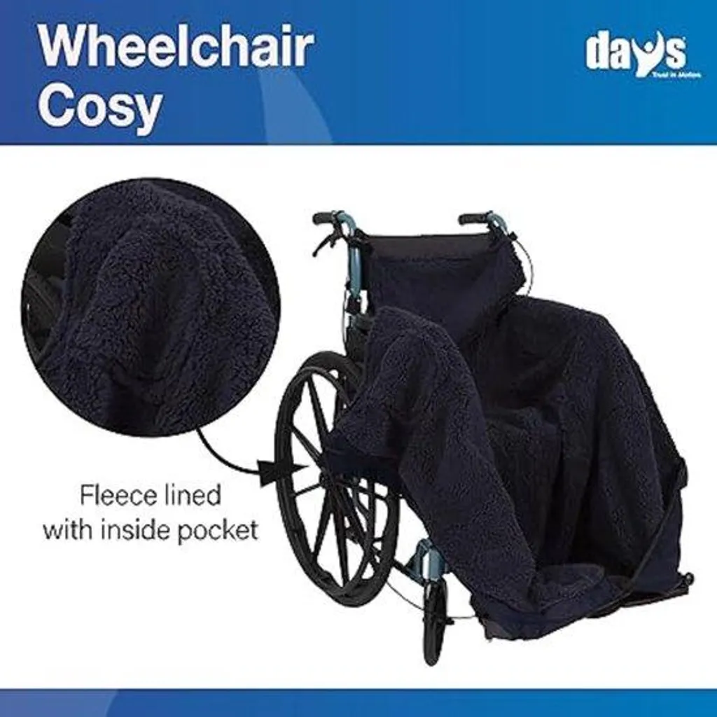 Accessoire fauteuil roulant chaud pour sortie extérieure seniors