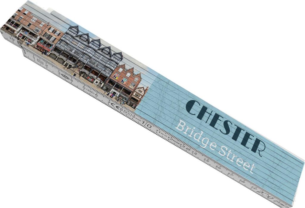 streetline CHESTER Bridge Street Meterstab aus Holz