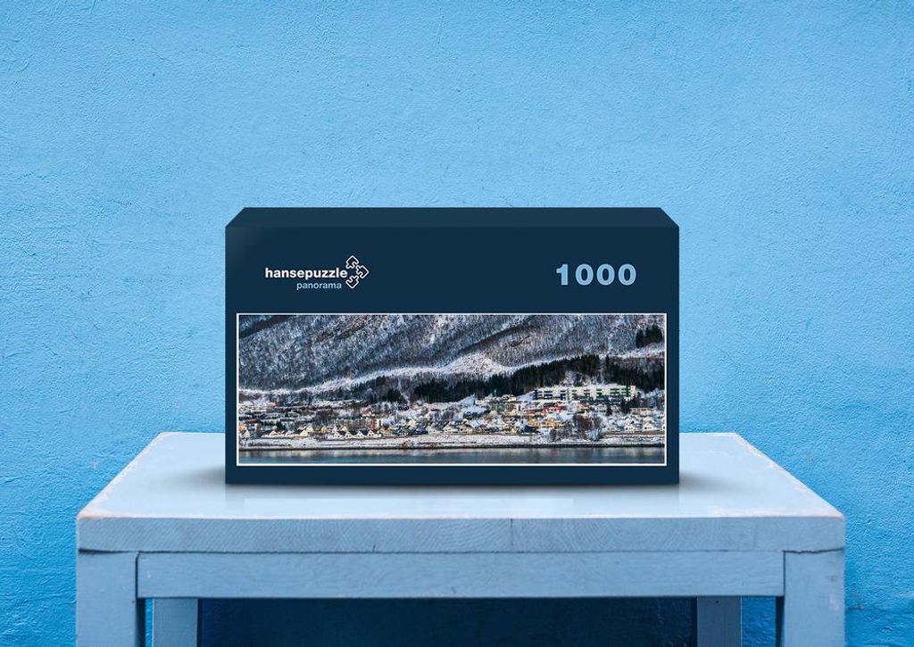 hansepuzzle 73060 - Norwegen Puzzle, 1050 Teile, Orte, 60,0 x 46,0cm mit hochwertiger Aufbewahrung, Kartonbox und wiederverschließbarem Beutel