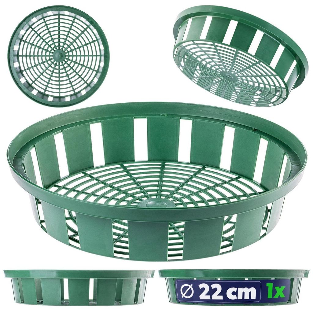 KADAX Korbabdeckung zum Pflanzen von Blumenzwiebeln, 22 cm