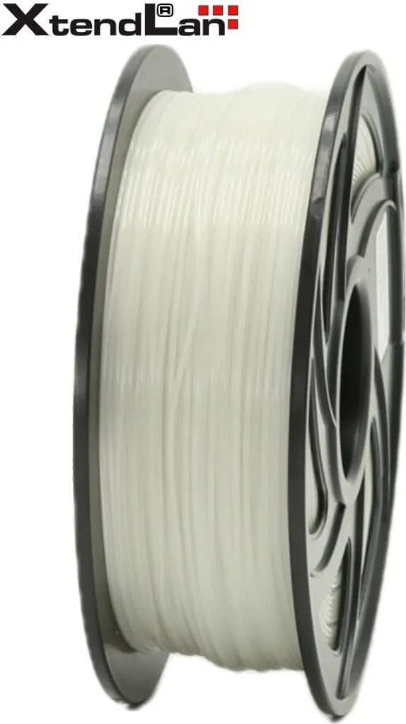 XtendLAN filamento PLA 1,75mm trasparente bianco/naturale 1kg
