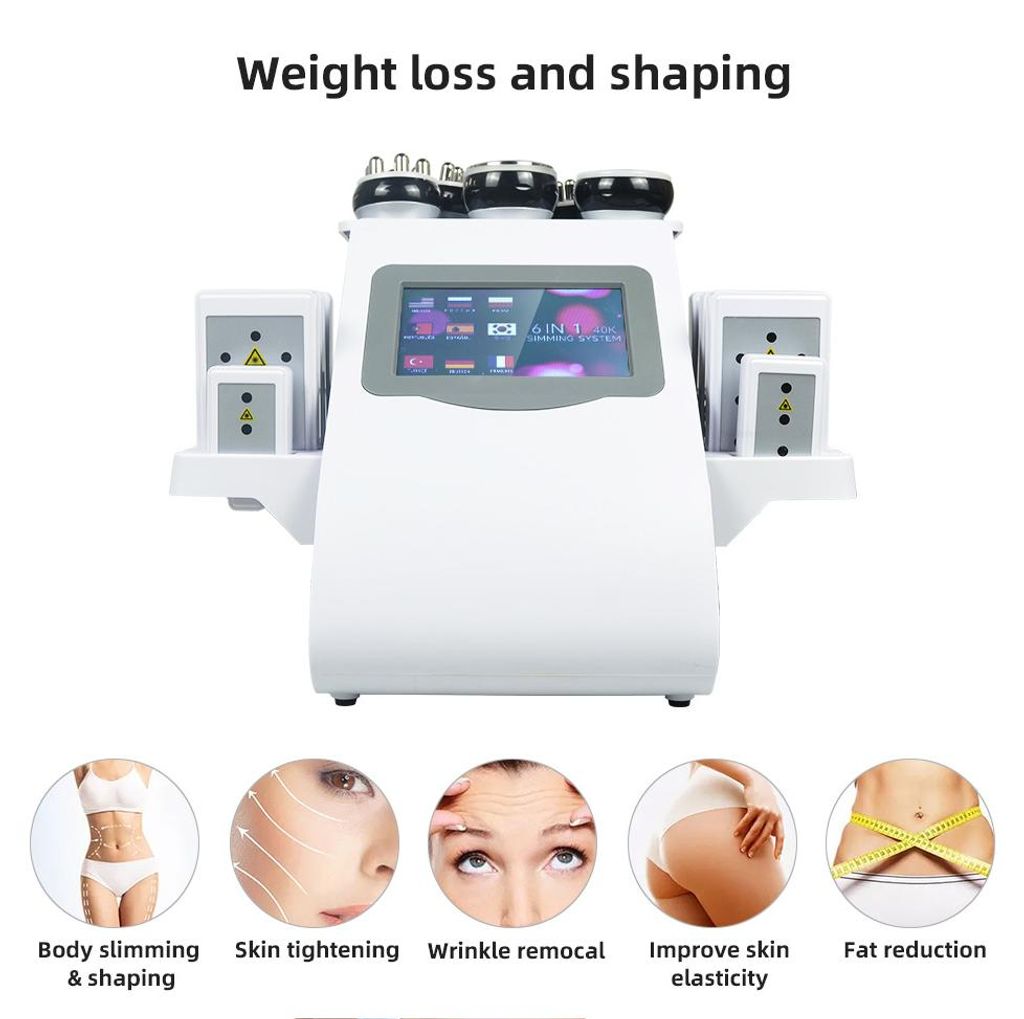 Ultraschall-Kavitationsgerät, 6 in 1, Körperformung, Produktbild 