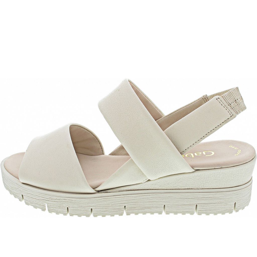 Gabor Damen Sandale in Beige, Größe 5