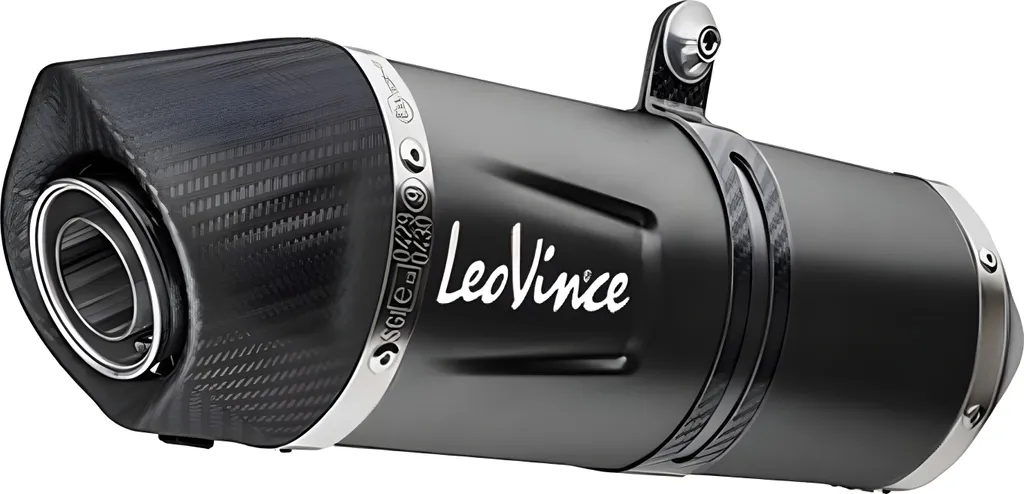 Pot LeoVince LV One Evo Noir : Adieu au bruit d'origine de l'APRILIA SX 125