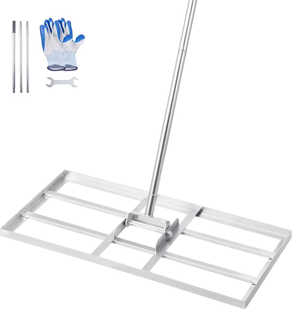 VEVOR Rasenrechen, 355 x 762 mm Grundplatte, Produktbild 