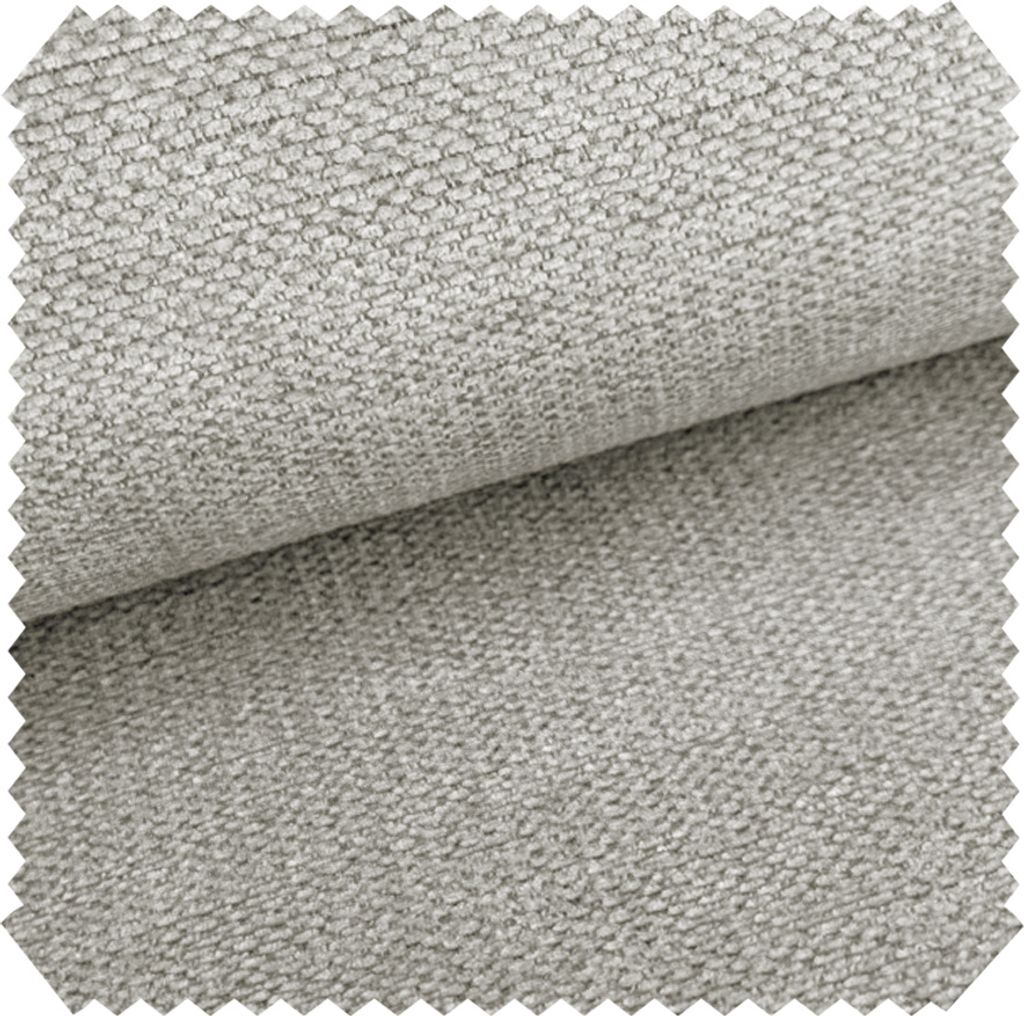 novely MUDAU SOFT Samtweicher Chenille-Polsterstoff - Melierter Möbelstoff - Grober Struktur-Stoff - Mélange Meterware 1lfm - Farbe: 05 Hellgrau