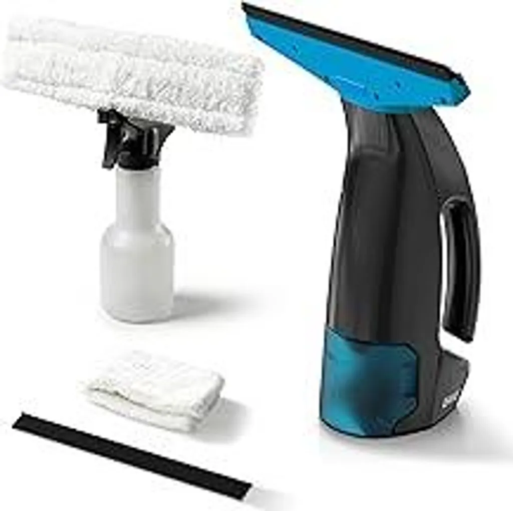 Kit Lavavetri Elettrico EAVE 200ml - Aspirapolvere Senza Fili Blu