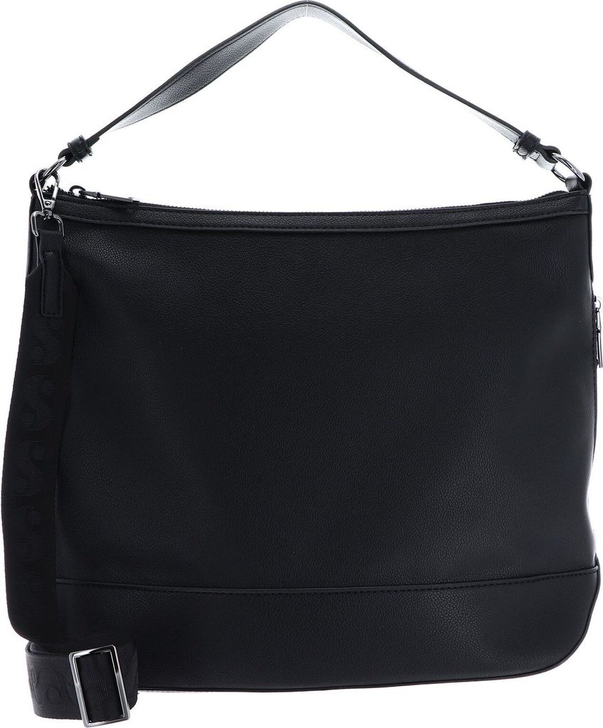 s.Oliver Schultertasche Umhängetasche Shopper Grey / Black schwarz