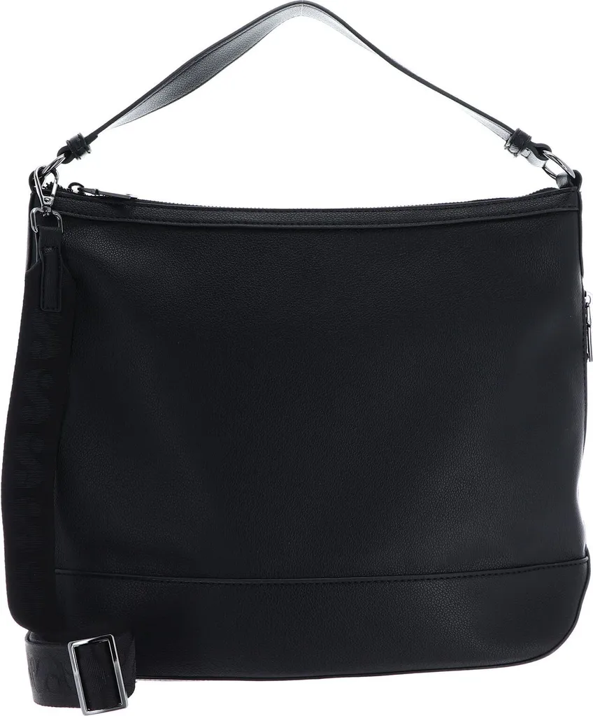 s.Oliver borsa shopper borsa a tracolla Shopper Grey / Black nero