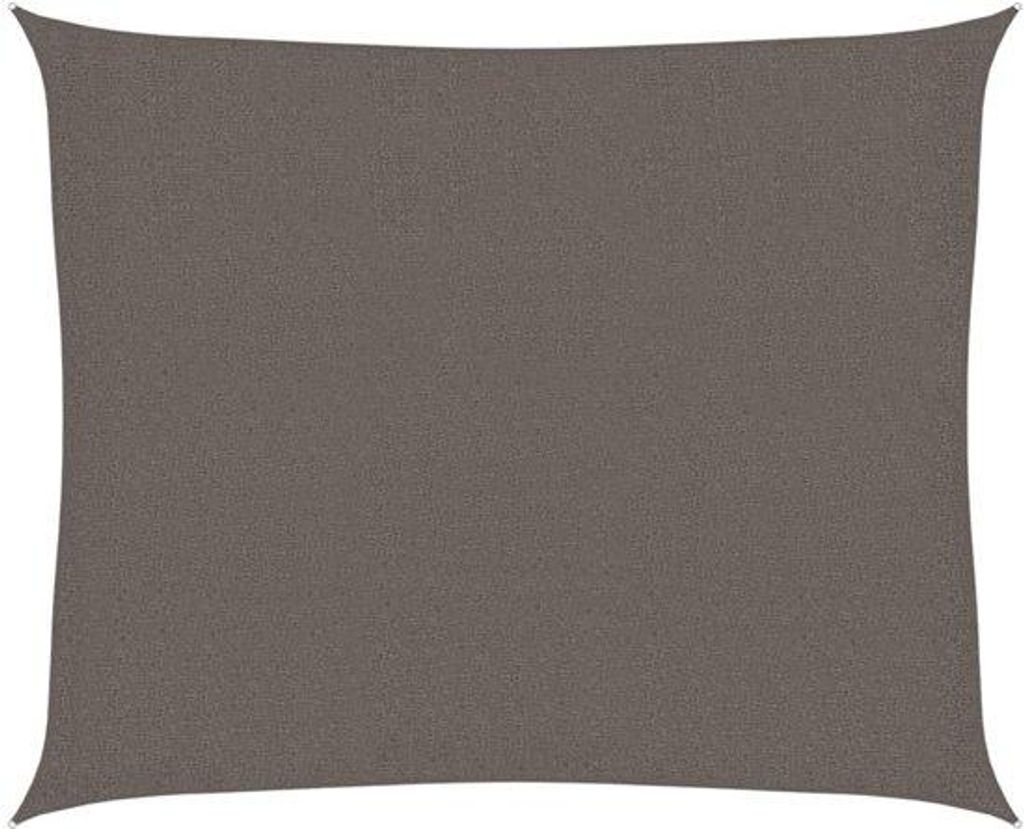 Schaduwdoek Rechthoekig 2,5 x 3 m Antraciet HDPE 160 g/m² 90% UV-Schutz atmungsaktiv und wasserdurchlässig.
