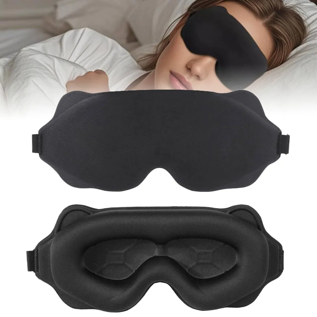 Masque de nuit occultant ergonomique pour un sommeil profond et réparateur