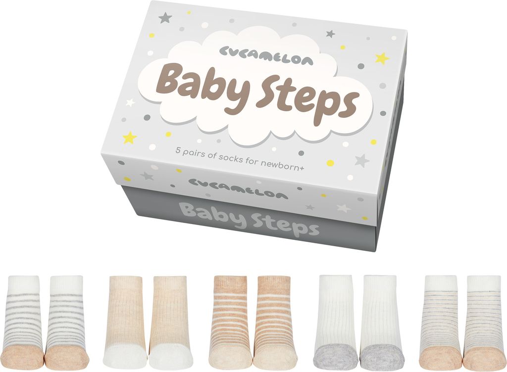 Baby Steps Cucamelon Socken für Babys (5 Paar) Produktbild 