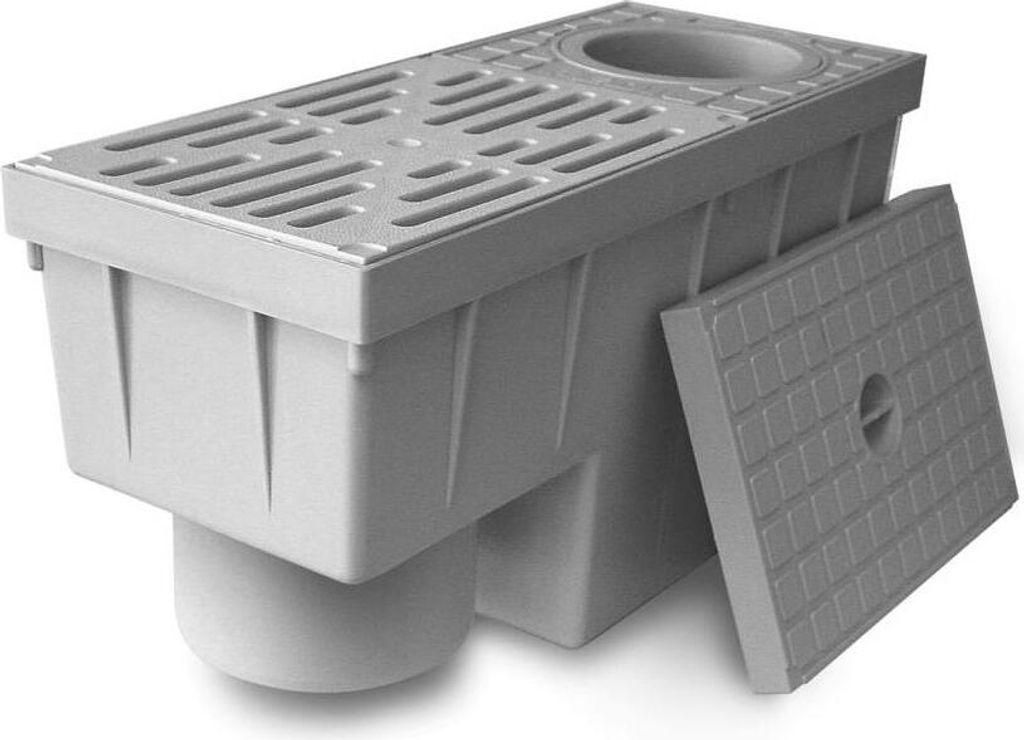 UPMANN Regensinkkasten für FallrohreD 75 -110 mm 380x156x197 mm - 80270