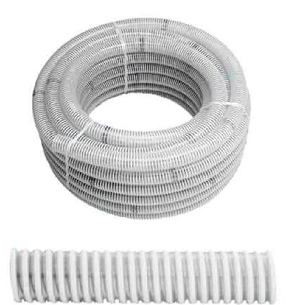 Tuyau spiralé Ø 80 mm renforcé antichoc avec intérieur lisse de 25m