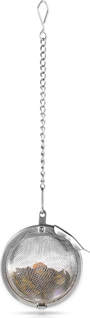 Orion | Teesieb - 4,5 Cm - Edelstahl - Haken Zum Hängen - Praktisches Verschlusssystem