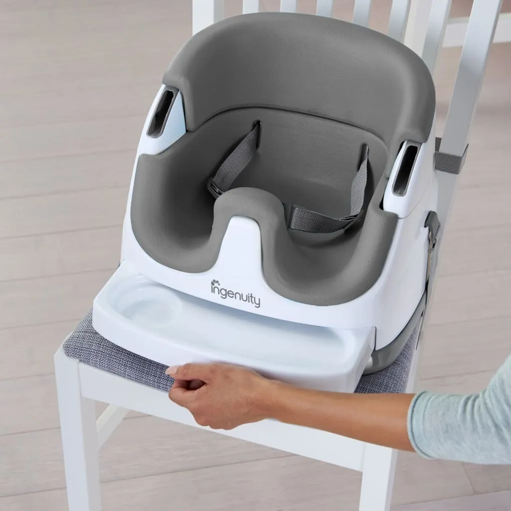 Ingenuity 2-in-1 Babysity Transat Bébé Évolutif Gris Schiefergrau - 3