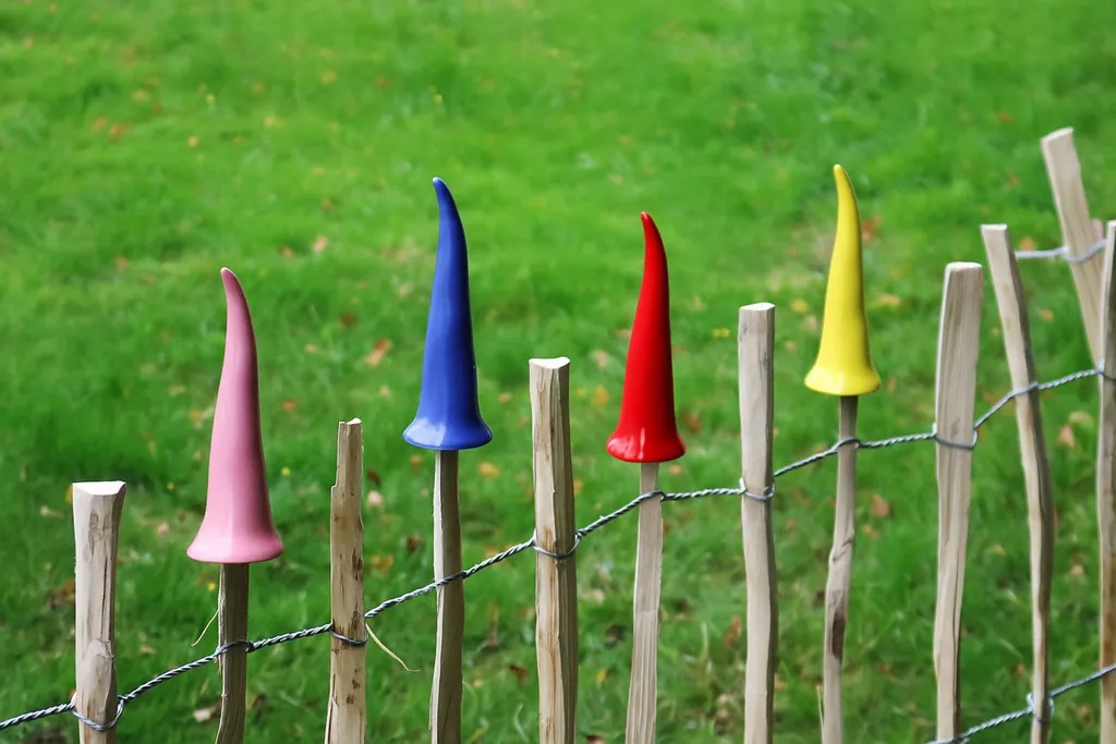 Habillage Poteau de Jardin : 12 Statues en Céramique BURI contre l'Usure