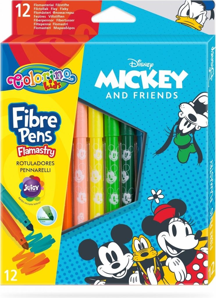 Marker 12 Farben Mickey and friends Colorino