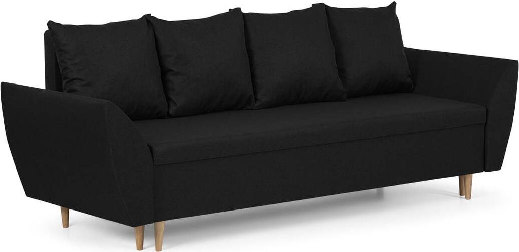 3-Sitzer-Sofa mit Schlaffunktion ALI - Dunkelgrau