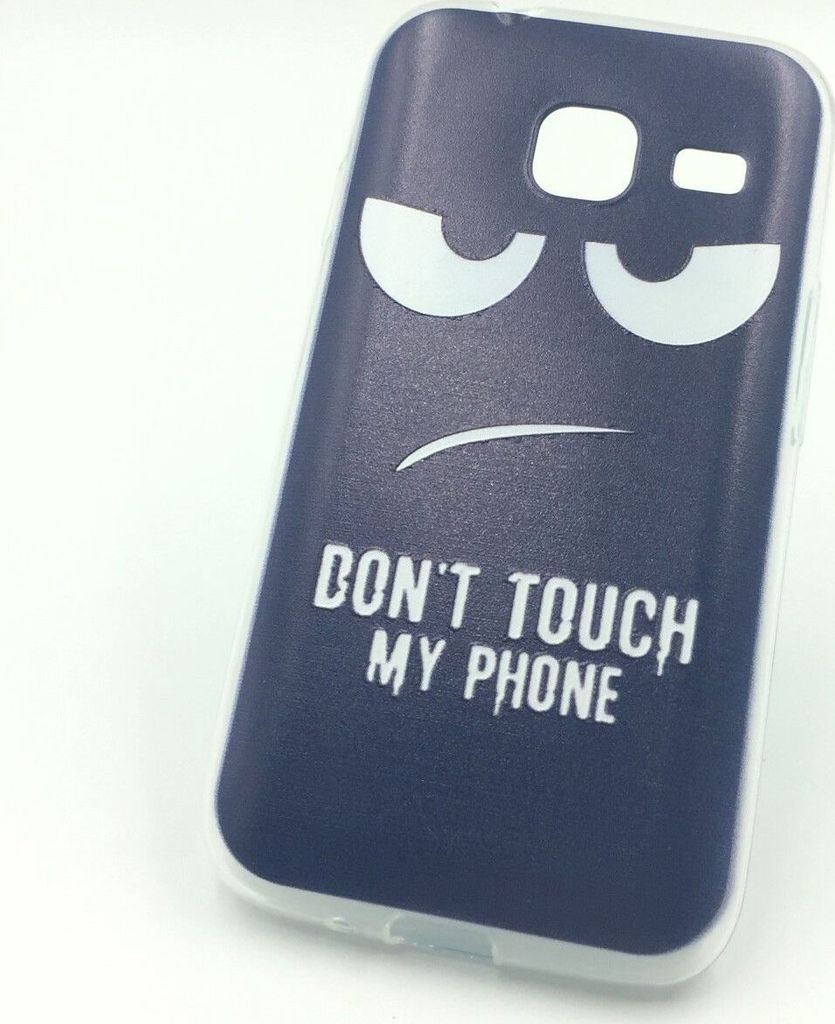 Handyhülle Schutzhülle für Samsung Galaxy J1 Mini Case Cover Bumper Etuis Silikon Blau