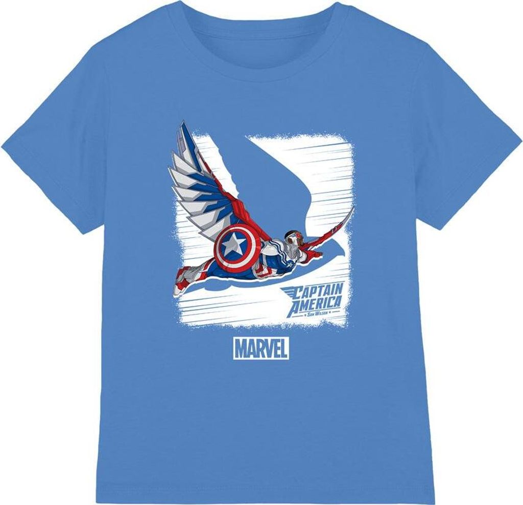 Captain America - T-Shirt für Kinder TV17384 (152-158) (Azurblau)
