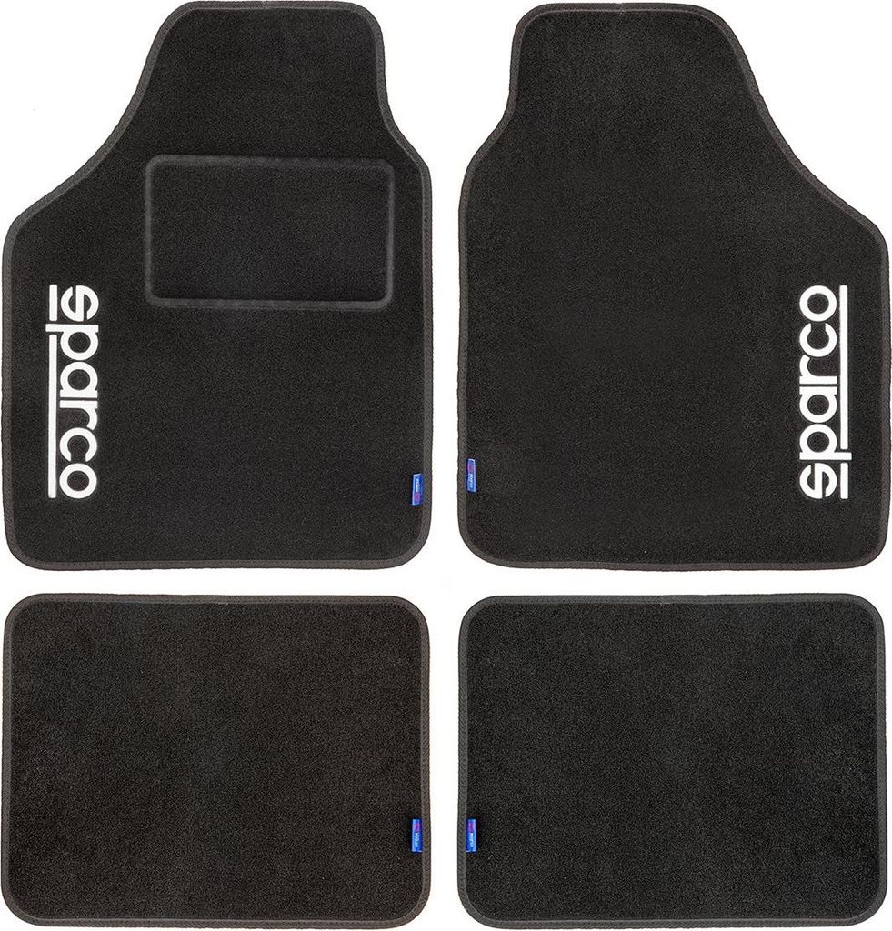 SPARCO Uniwersalne dywaniki samochodowe Alwetter czarne 4 Zdjęcie produktu 