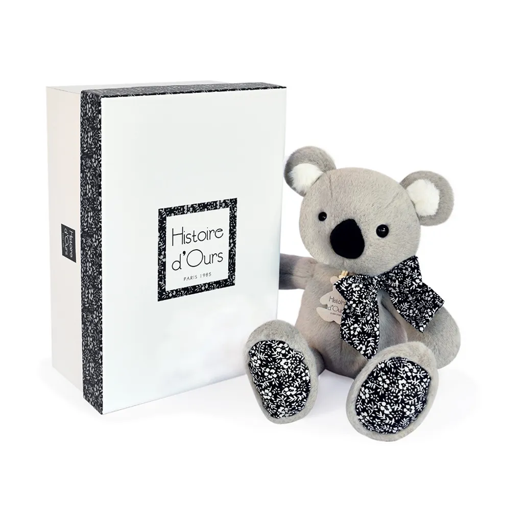 Doudou Histoire d'Ours Peluche ours koala 25 cm HO3082 pour bébé