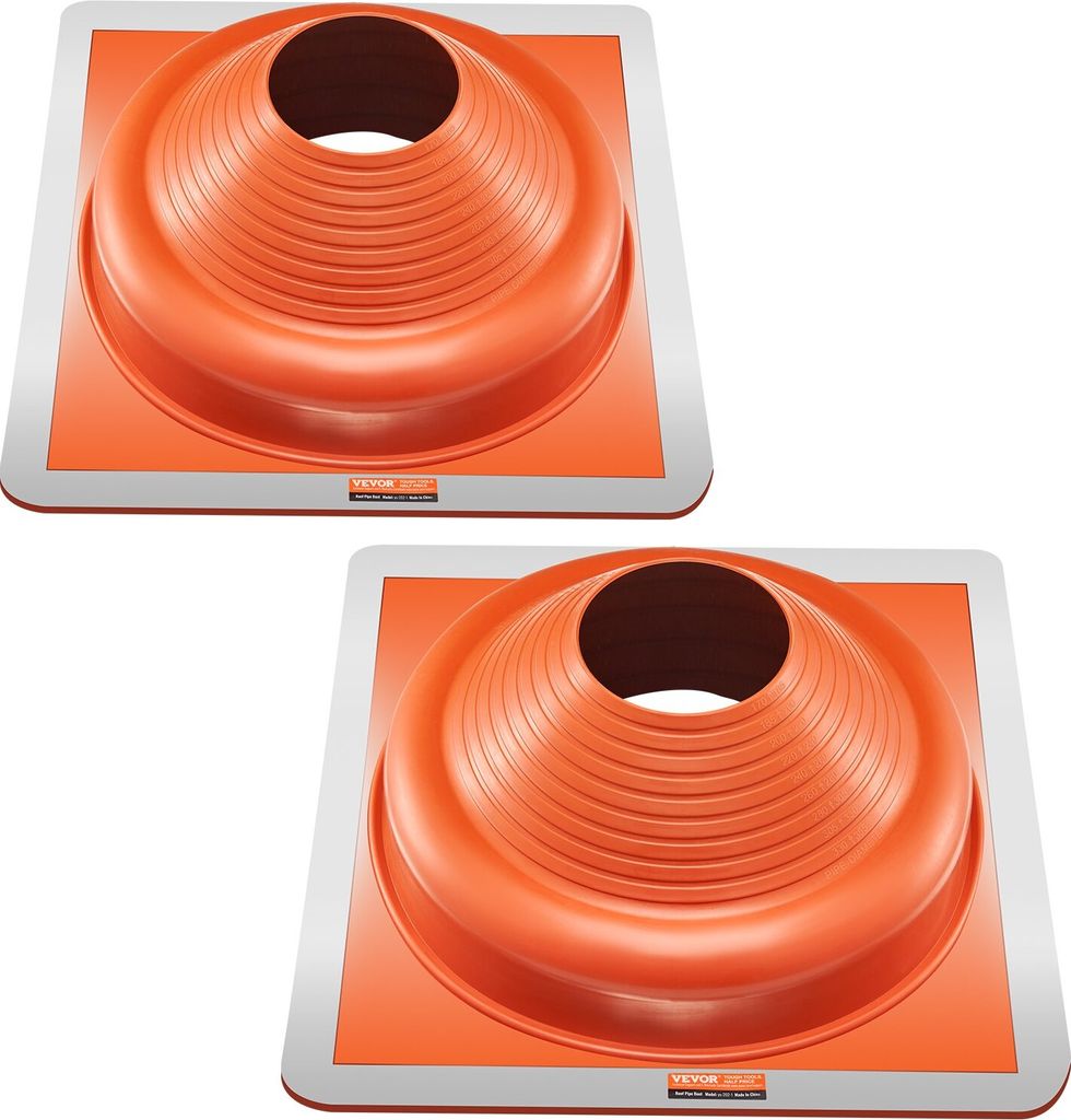 2x Rohrmanschette Dachdurchführung Dachabdichtungsflansch 170-355mm Rohre