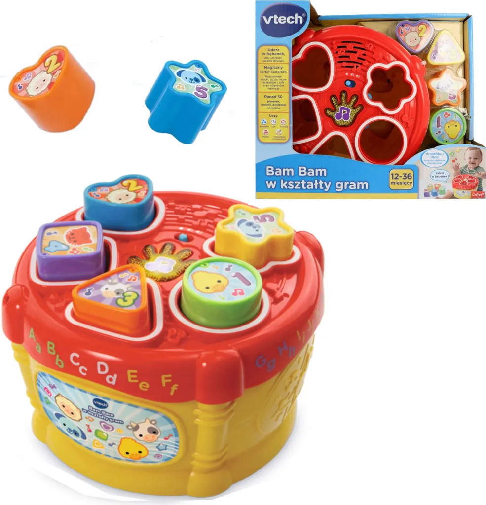 Aidez Bébé à Apprendre les Formes avec le Bam Bam VTech Interactif - 5