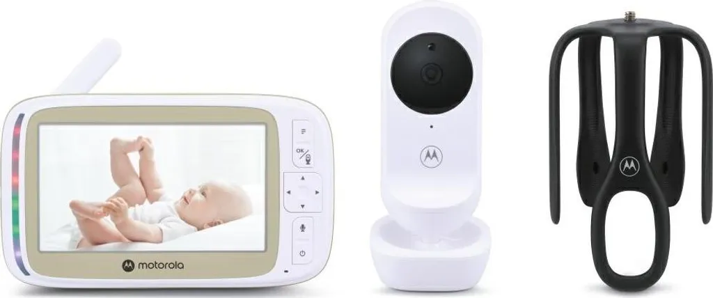 Motorola VM45 Connect Moniteur Bébé Wi-Fi avec Support Stargrip Flexible