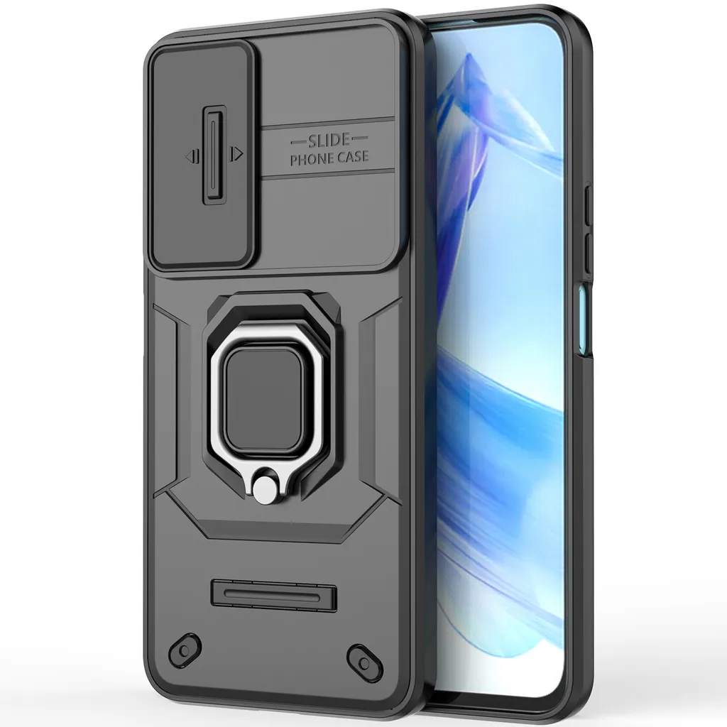 Custodia Militare Per Honor 90 Lite – Doppio Strato PC/TPU Con Supporto Metallico 360° E Piastra Magnetica Per Auto - 2