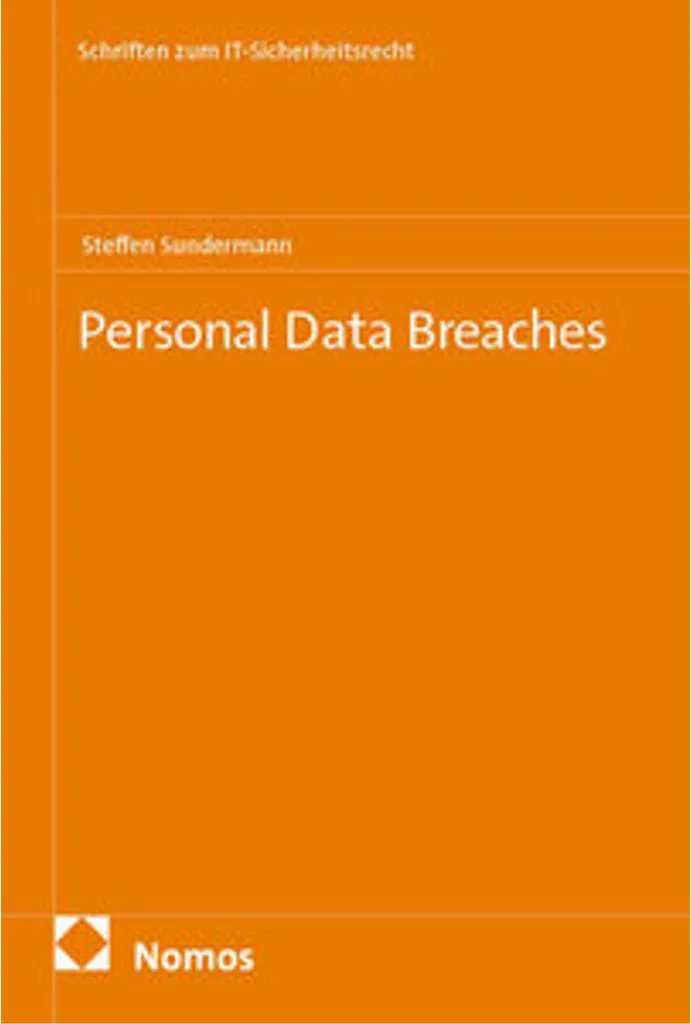 Manuel Personal Data Breaches Cyberattaque Gestion Crise PME Edition Broche