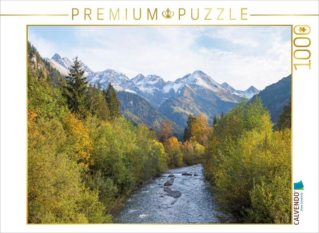 CALVENDO Puzzle Stillachtal | 1000 Teile Lege-Größe 64x48cm Foto-Puzzle für glückliche Stunden