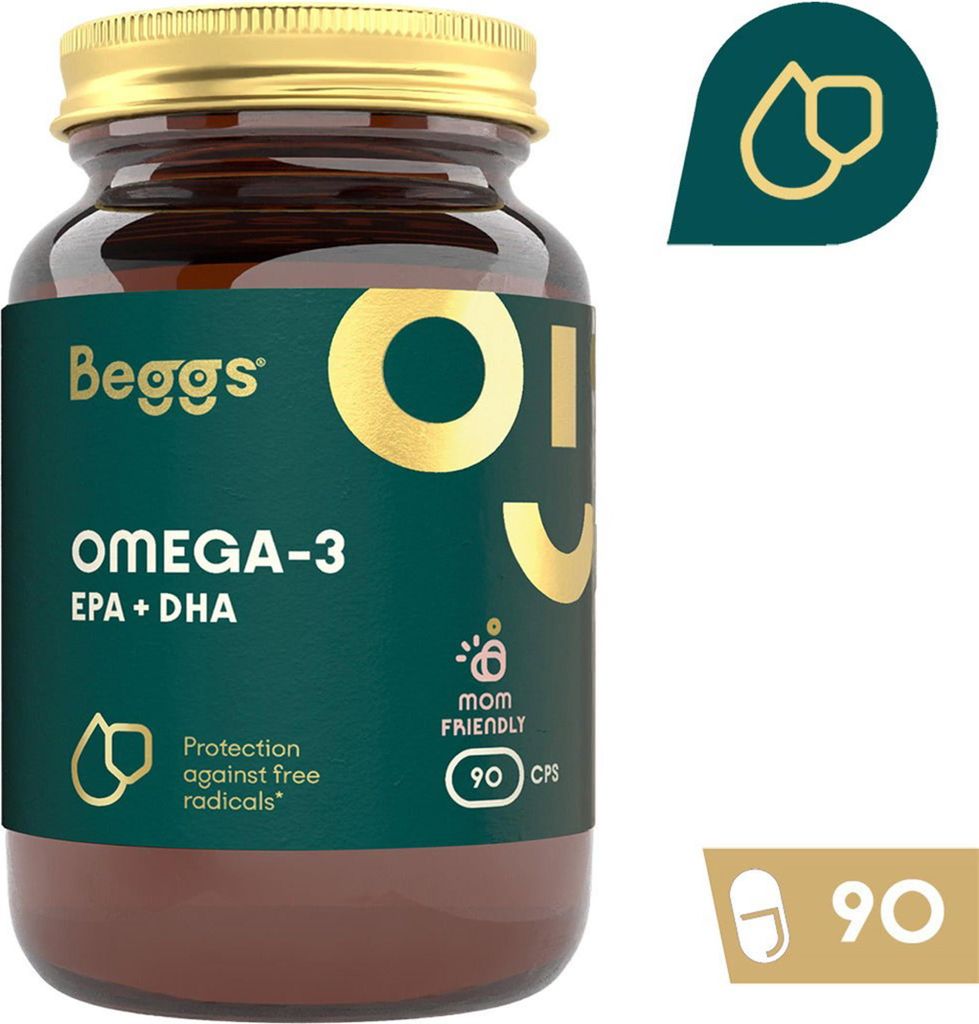 Beggs Omega-3, EPA DHA, 90 Kapseln