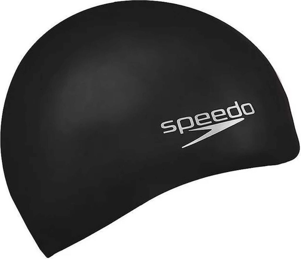Speedo Badekappe Schwimmbekleidung Einheitsgröße Geformt Silikon Schwarz