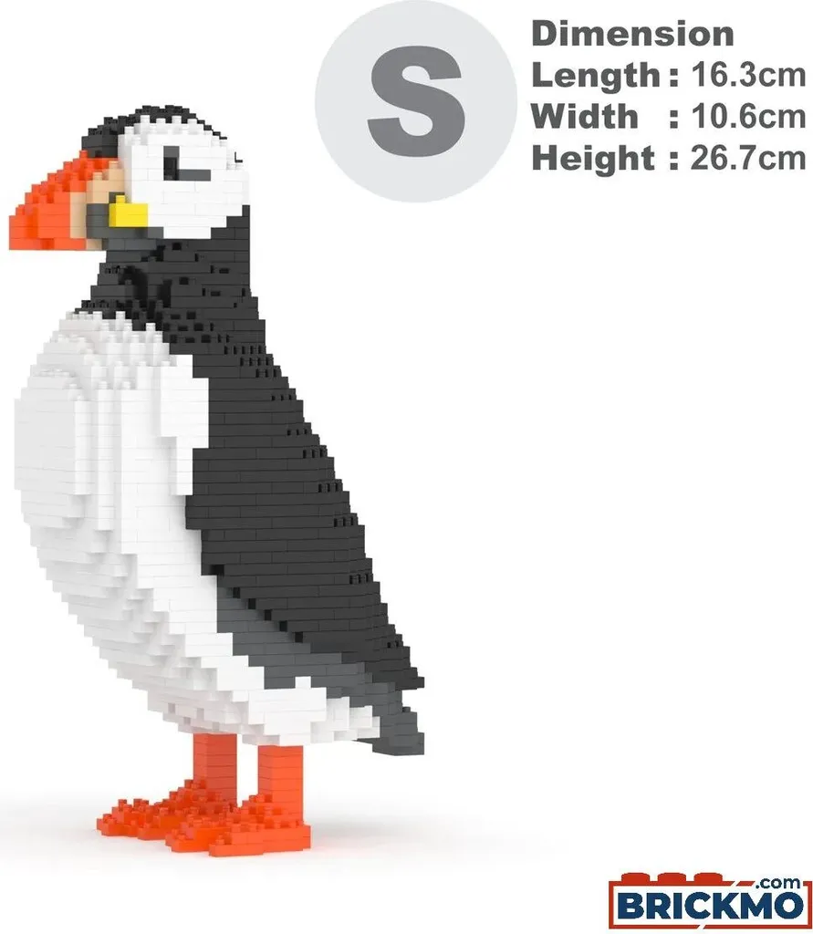 Kit de Construction JEKCA Puffin 01 ST19BD28 avec Système de Vis Unique