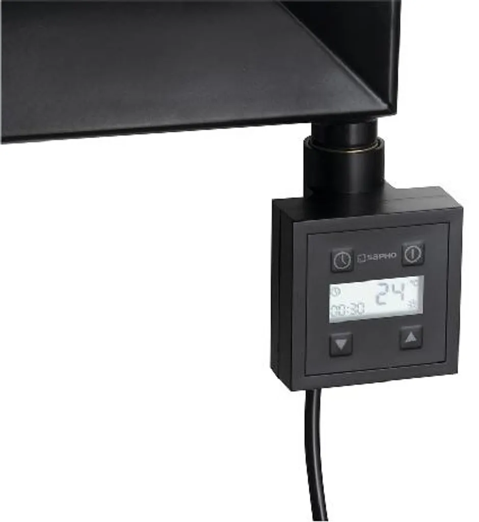 Asta Riscaldante Sapho KTX 400W Black Matt: Design per Bagni Moderni