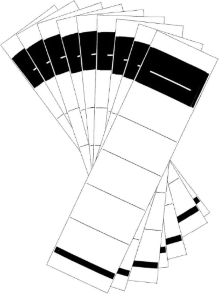 50x Ordneretiketten, Ordnerrücken Selbstklebend, 3.6 x 19cm Rückenschilder Ordner, Ordnerrückenschild für breite Ordner, Ordner Etiketten Selbs...