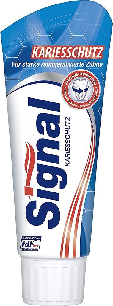 Signal Zahnpasta Kariesschutz mit Natriumfluorid 75ml Produktbild 
